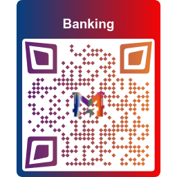 task8 A qr code with the word banking underneath it.